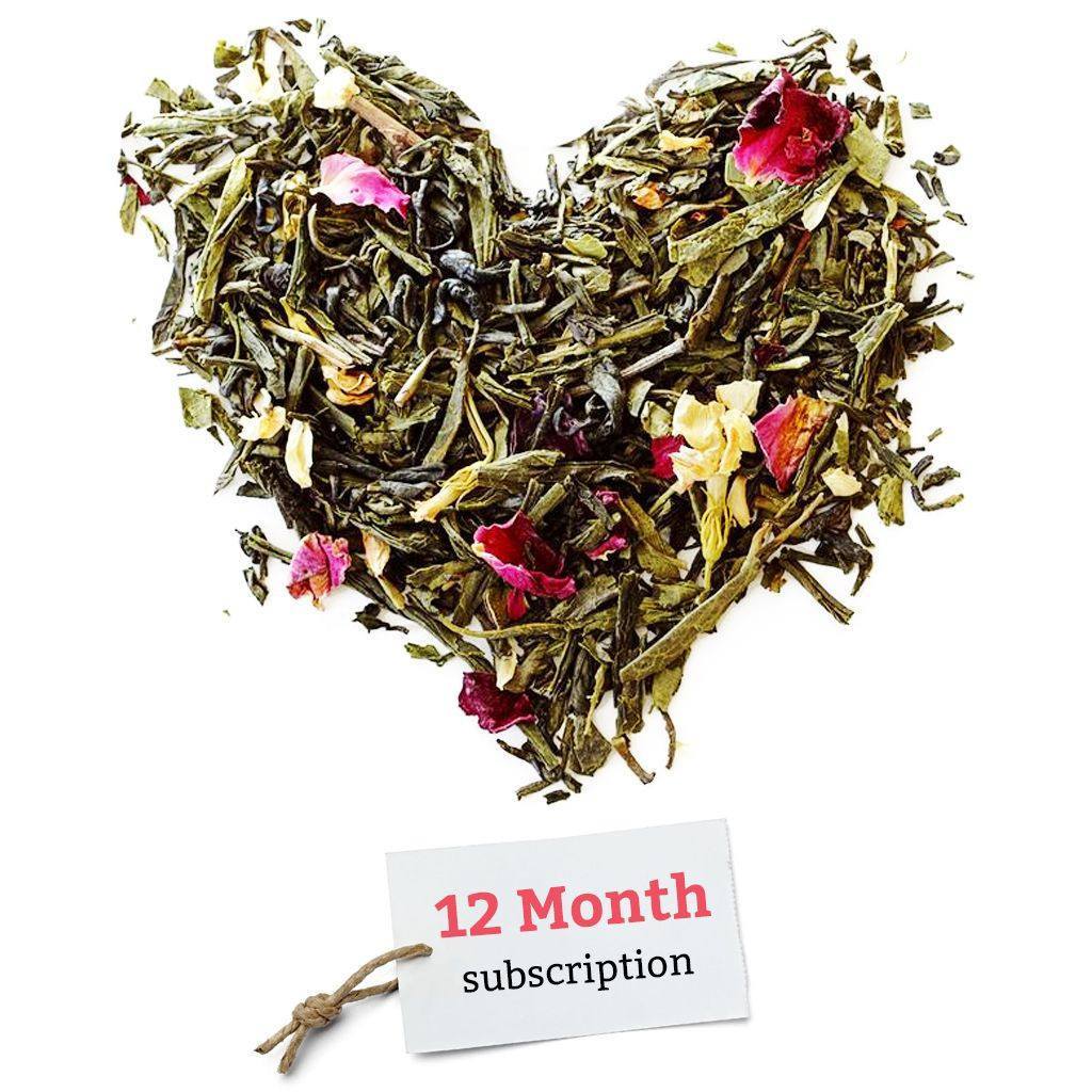 BRUU - The Gourmet Subscription Tea Club - 12 Month Tea Club Gift Voucher -  No tea infuser - 1