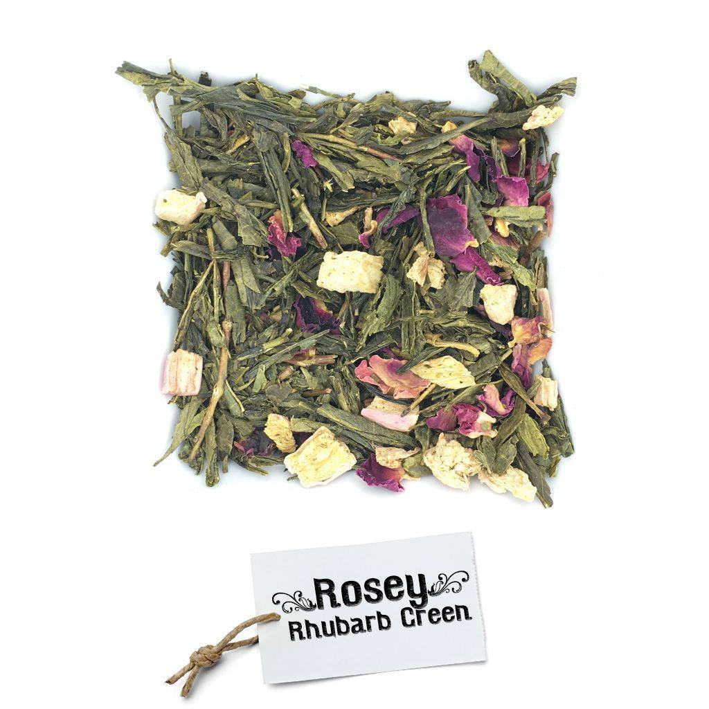 BRUU - The Gourmet Subscription Tea Club - Rosey Rhubarb Green -  